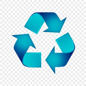 Recycle Recycling Blue Illustration Logo Icon HD PNG