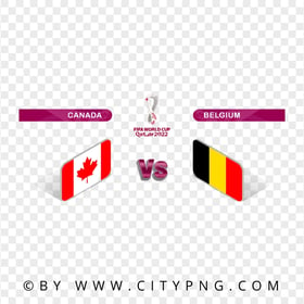 Canada Vs Belgium Fifa World Cup 2022 PNG Image