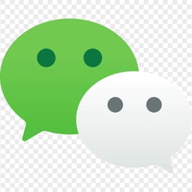 WeChat China App Message Bubble Green & White
