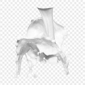 HD Cow Goat Fresh Milk White Liquid Splash PNG