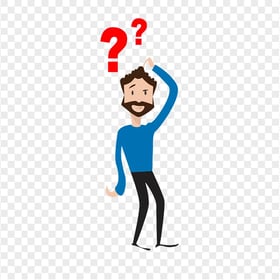 confused person clipart