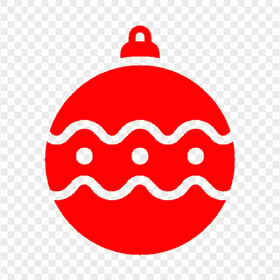 Download Red Ornament Ball Icon PNG