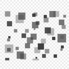 HD Black Square Bokeh Lens PNG