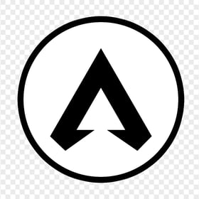HD Round Black & White Apex Legends Round Logo Icon PNG