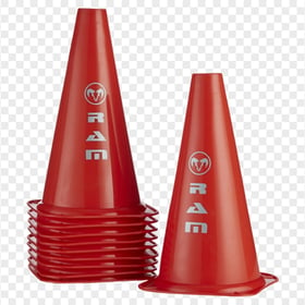 Training Red Sport Cones HD PNG