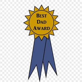 HD Best Dad Award Clipart Trophy Father's Day PNG