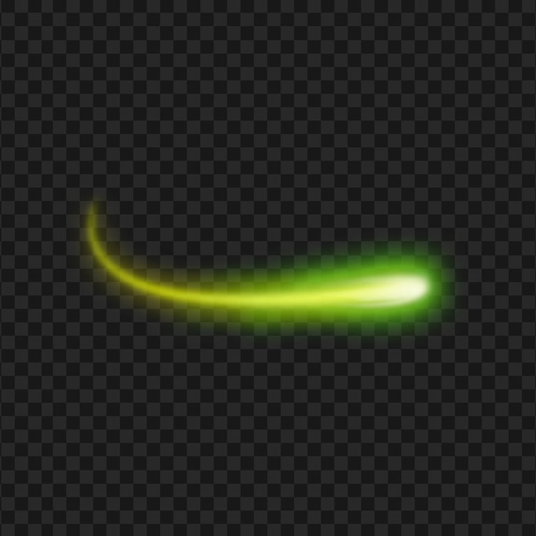HD Green Mouvement Wave Light Effect PNG