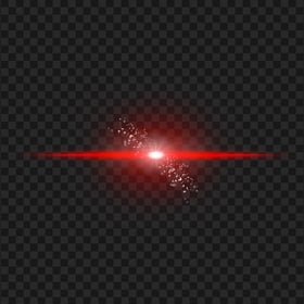 HD Creative Red Lens Flare Line White Light Effect In Center PNG