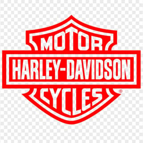 Transparent HD Harley Davidson Red Logo