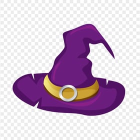 HD Purple Witch Hat Illustration Cartoon Clipart Halloween PNG