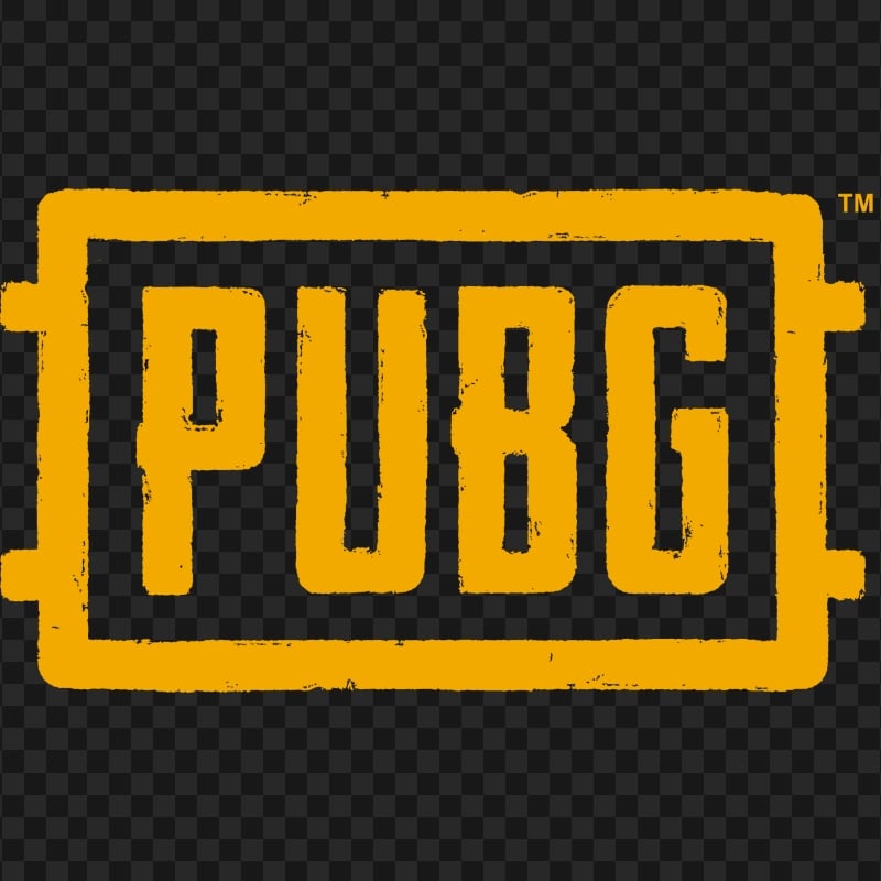 Yellow PUBG Logo Grunge Style Citypng