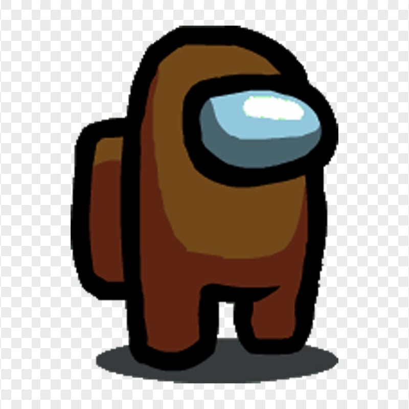 Brown Among Us Character PNG Citypng
