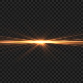 HD Yellow Sunlight Abstract Energy Glowing Line PNG