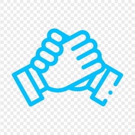 PNG Blue Soul Brother Handshake Icon