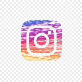 Instagram Logo Icon Clipart Lines Effect