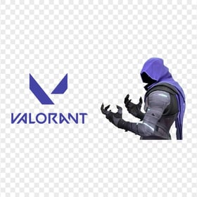 HD Valorant Game Omen Character Player With Logo PNG