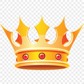 FREE Cartoon Yellow Gold King Crown PNG