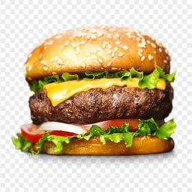 HD Fast Food Gourmet Burger PNG