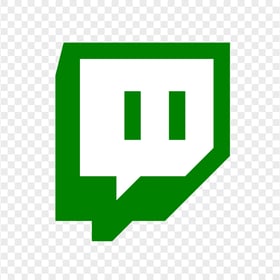 HD Twitch Green Icon Symbol Transparent Background PNG