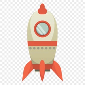 Cartoon Flight Spaceship Rocket clipart