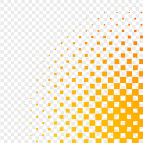 HD Halftone Corner Orange Gradient Transparent PNG
