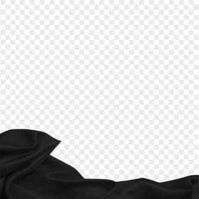 Black Silk Ribbon Transparent PNG