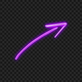HD Purple Neon Line Arrow PNG