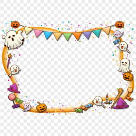 Halloween Photo Montage Frame PNG
