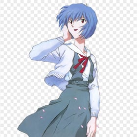 HD Rei Ayanami Character School Uniform PNG