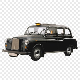 HD London Cab Taxi Real Car PNG