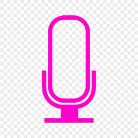 HD Pink Microphone Mic Voice Sound Icon Transparent PNG