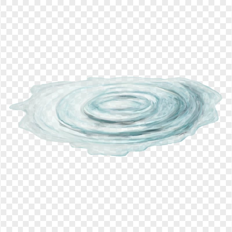 HD Puddle Ripple Water Effect PNG