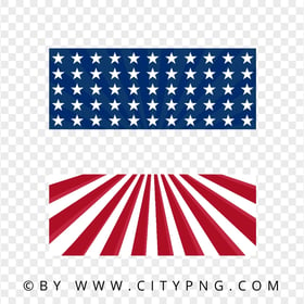 HD US Flag Abstract Transparent PNG