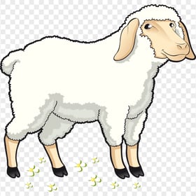 Cartoon Sheep Mammal Animal