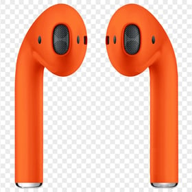Orange Two Pairs Apple Airpods