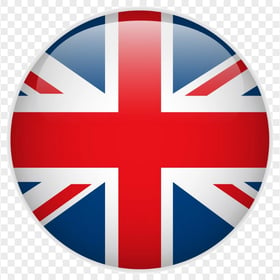 United Kingdom Great Britain Round Flag