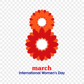 8 March International Women'S Day Flower