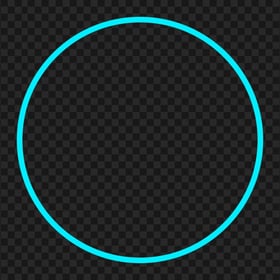 Teal Blue Circle PNG