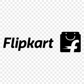 Flipkart Black Logo PNG Image