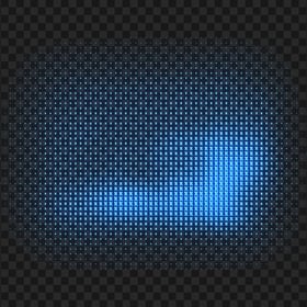 HD Blue Glowing Halftone Texture PNG
