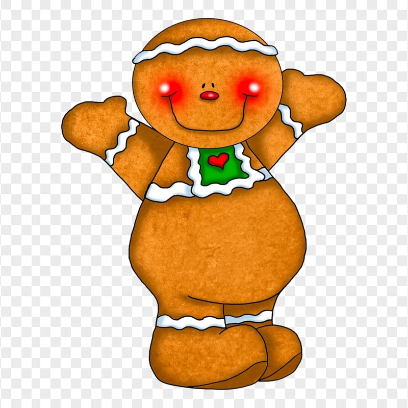 HD PNG Clipart Gingerbread Man