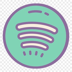 Aesthetic Spotify Logo Sign Icon PNG