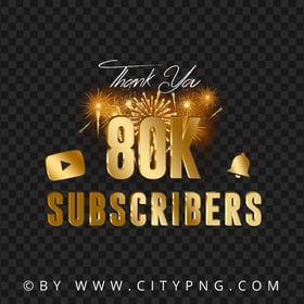 Celebration Youtube 80K Subscribers Fireworks HD PNG