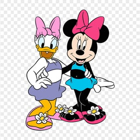 Minnie Mouse And Daisy Duck Bikini PNG