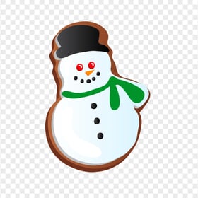 Vector Cartoon Snowman Gingerbread PNG IMG