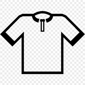 Football T-shirt Black Icon PNG Image