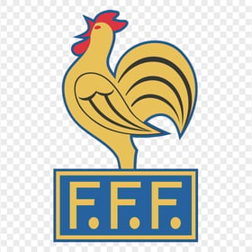 HD France FFF Football Chicken Logo Symbol PNG