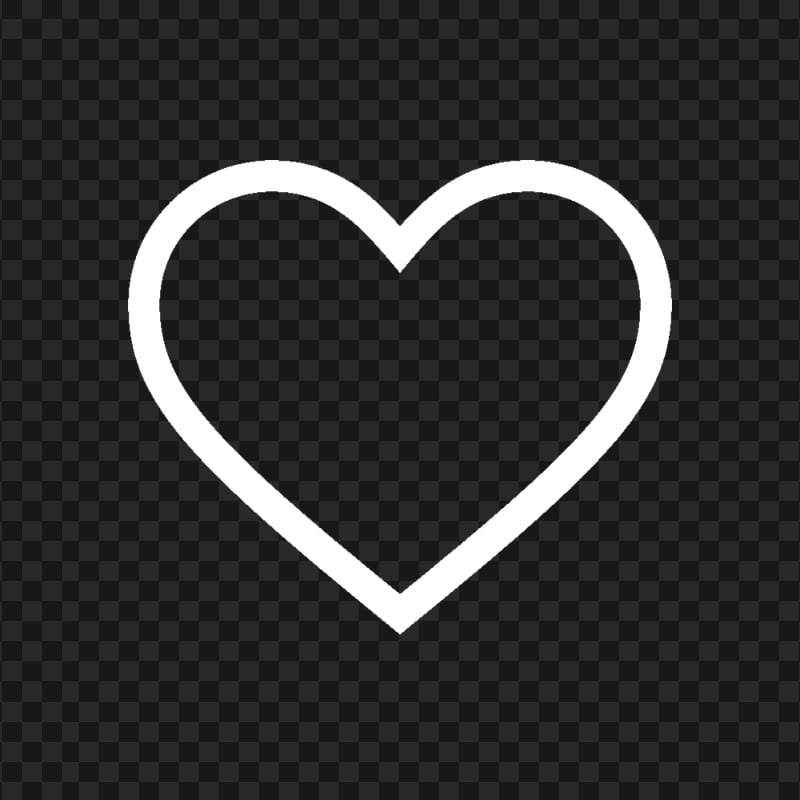 HD White Heart Love Valentine Symbol Sign Icon PNG Citypng