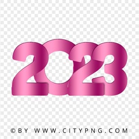 Metallic Pink 2023 Design HD Transparent Background