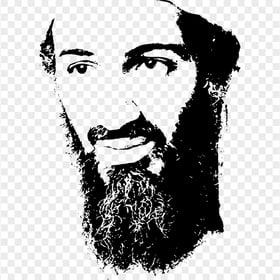 Osama Bin Laden Face Silhouette